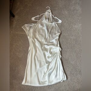Amanda Uprichard Ivory Backless Dress